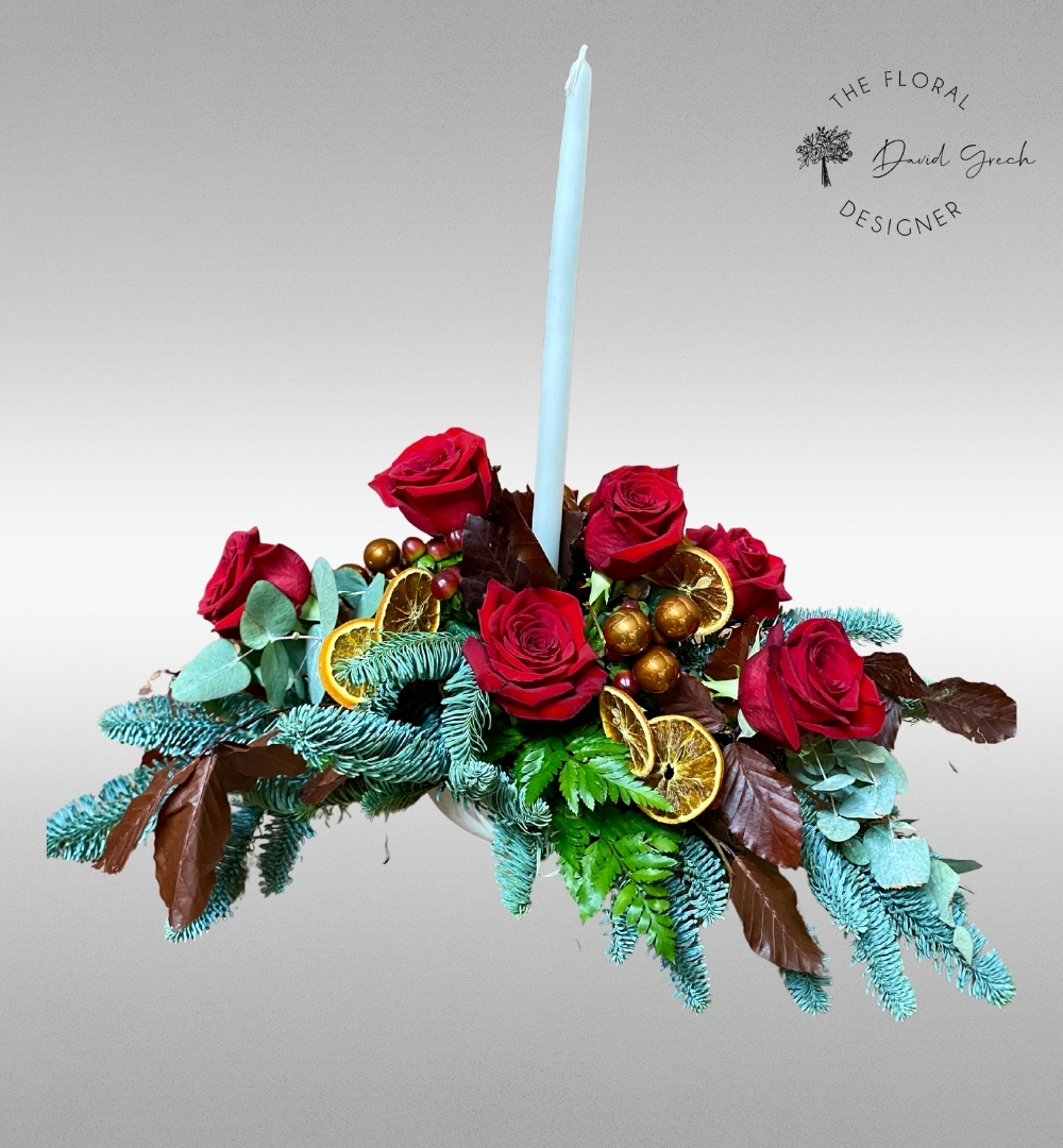 Special christmas flower family arrangements